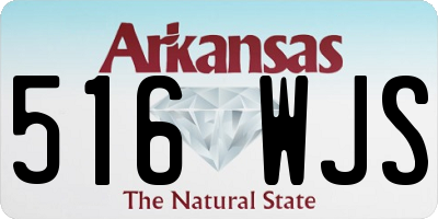 AR license plate 516WJS