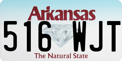 AR license plate 516WJT