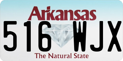 AR license plate 516WJX
