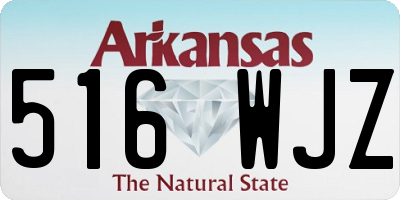 AR license plate 516WJZ