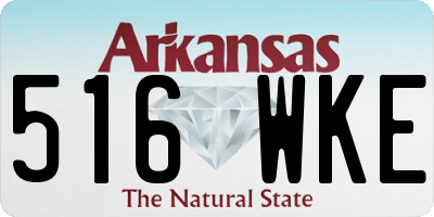 AR license plate 516WKE