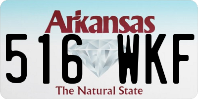 AR license plate 516WKF