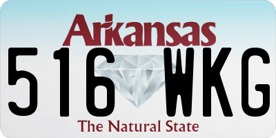 AR license plate 516WKG