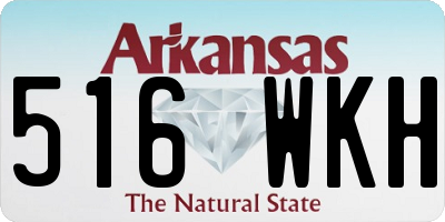 AR license plate 516WKH