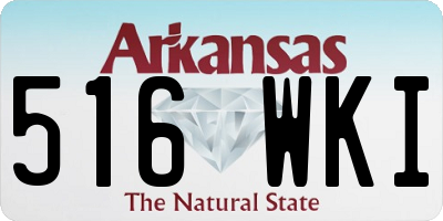 AR license plate 516WKI