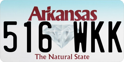 AR license plate 516WKK