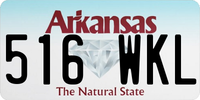 AR license plate 516WKL