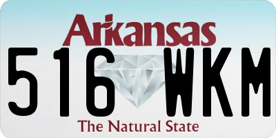 AR license plate 516WKM