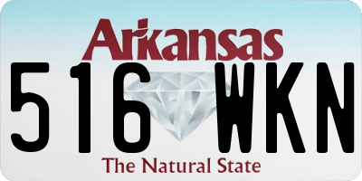AR license plate 516WKN