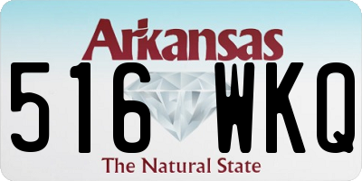 AR license plate 516WKQ