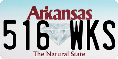 AR license plate 516WKS