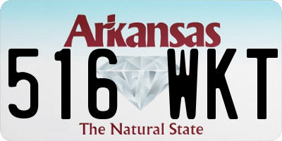 AR license plate 516WKT