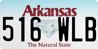 AR license plate 516WLB