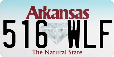 AR license plate 516WLF