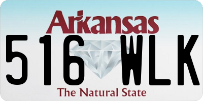 AR license plate 516WLK