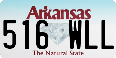 AR license plate 516WLL