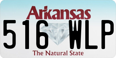 AR license plate 516WLP