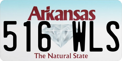 AR license plate 516WLS