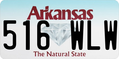 AR license plate 516WLW