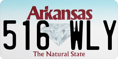 AR license plate 516WLY