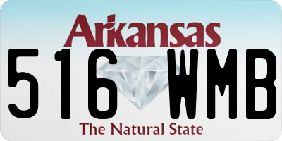 AR license plate 516WMB
