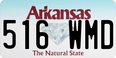 AR license plate 516WMD
