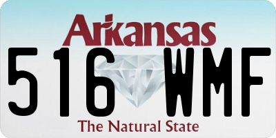 AR license plate 516WMF