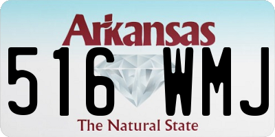 AR license plate 516WMJ