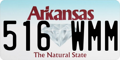 AR license plate 516WMM