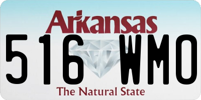 AR license plate 516WMO