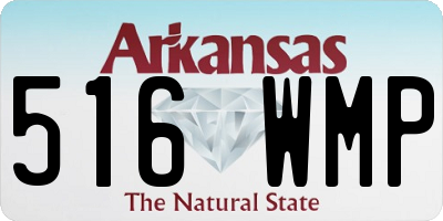 AR license plate 516WMP