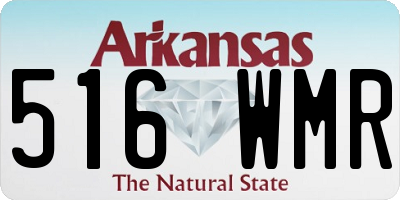 AR license plate 516WMR
