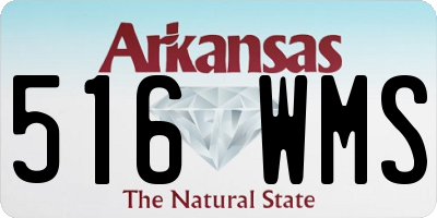AR license plate 516WMS