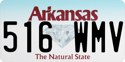 AR license plate 516WMV