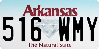 AR license plate 516WMY