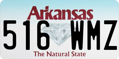 AR license plate 516WMZ