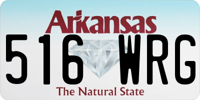 AR license plate 516WRG