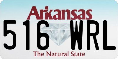 AR license plate 516WRL