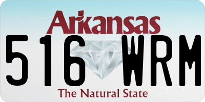 AR license plate 516WRM
