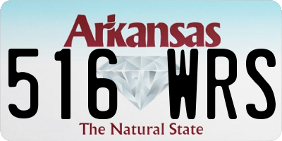 AR license plate 516WRS