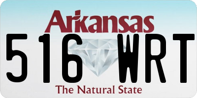 AR license plate 516WRT