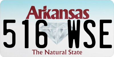 AR license plate 516WSE
