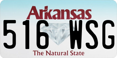 AR license plate 516WSG
