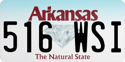 AR license plate 516WSI