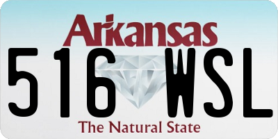 AR license plate 516WSL