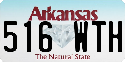 AR license plate 516WTH