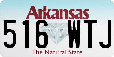 AR license plate 516WTJ