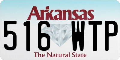 AR license plate 516WTP