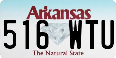 AR license plate 516WTU