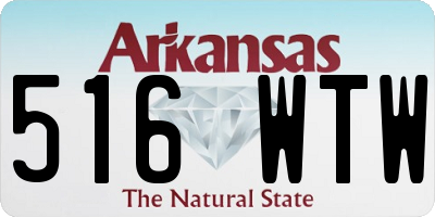 AR license plate 516WTW